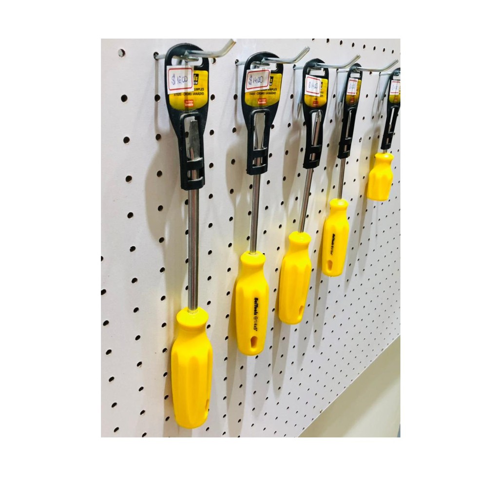 Painel Eucatex Perfurado P/ Organização Branco 60x60cm Pegboard