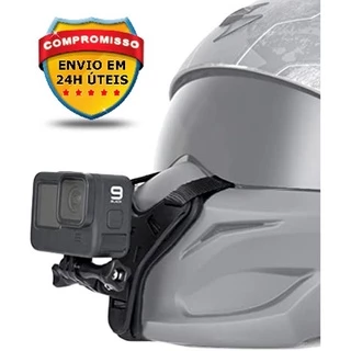 Suporte de camera para capacete Gopro e celular QUEIXO