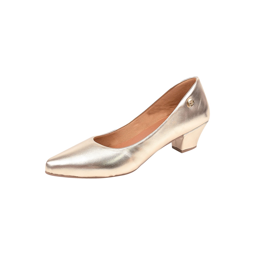 Sapato Feminino Scarpin Social Bico Fino Donna Santa