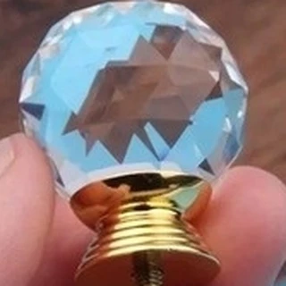puxador cristal moveis base dourada modelo bola ponto redondo dourado porta armarios gaveta comoda rack camarim estante