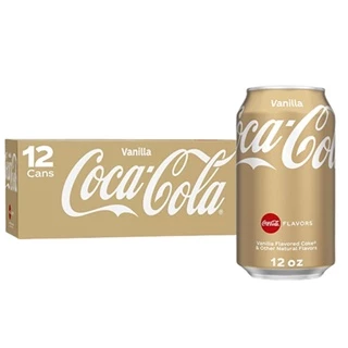 Coca Vanilla (baunilha) Refrigerante Importada 12 Latas