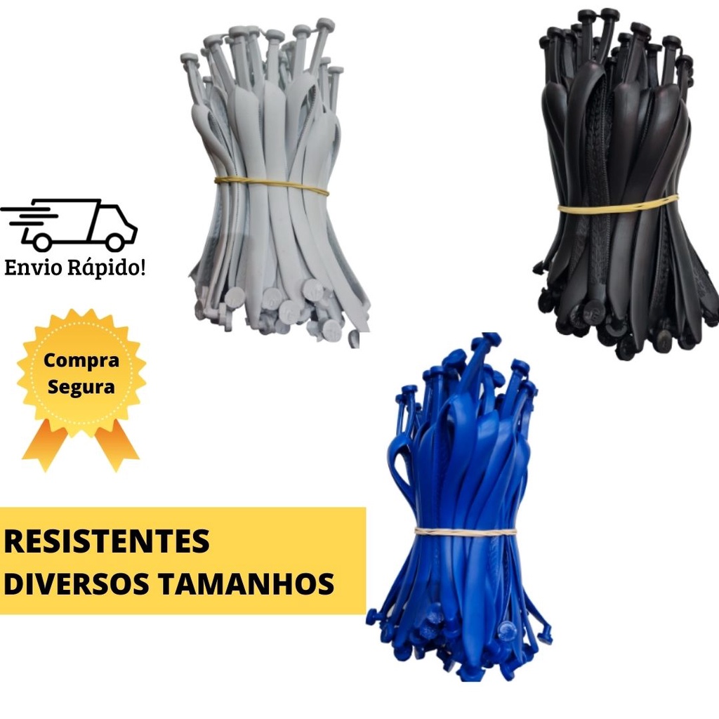 Par de Tira Alça para Chinelo Kit com 10 pares Correia Grossa Tradicional MODELO TOP Tiras Alças Preta Branca Azul - Atacado e Varejo