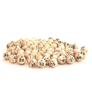 Bingo Profissional Kit Bolas 01 Á 75 - Tamanho (21mm)