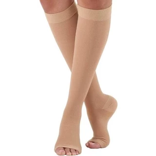 Meia 3/4 de Média Compressão 20-30 Mmhg Sem Ziper Unissex