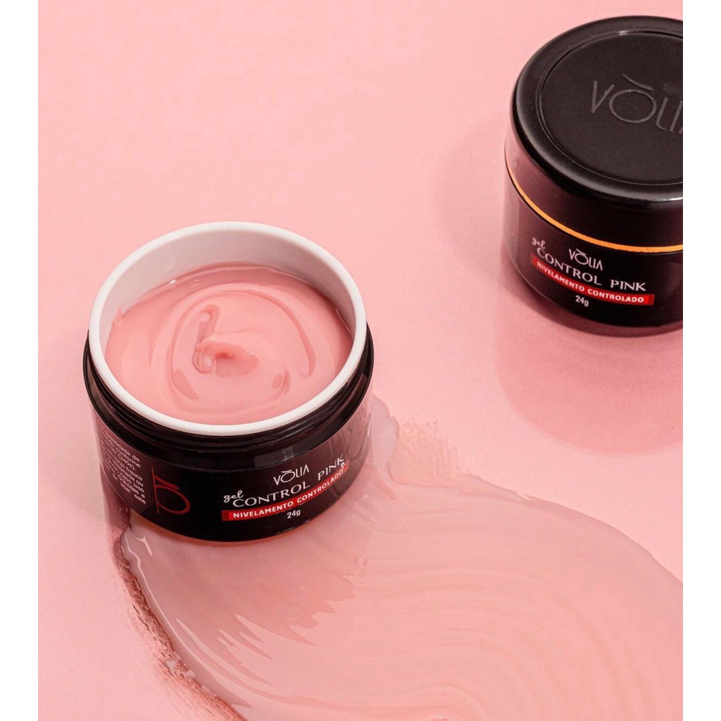 Gel Control Pink Vólia Nivelamento Controlado 24g | Shopee Brasil