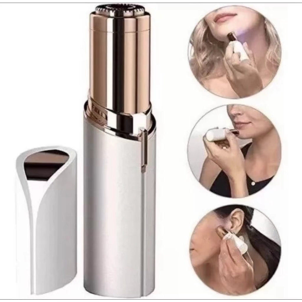 Depilador Batom Portátil Facial Buço Rosto Aparador Pelos USB | Shopee ...