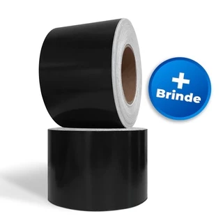 Vinil Adesivo Preto Refletivo (10cm x 1.00m)