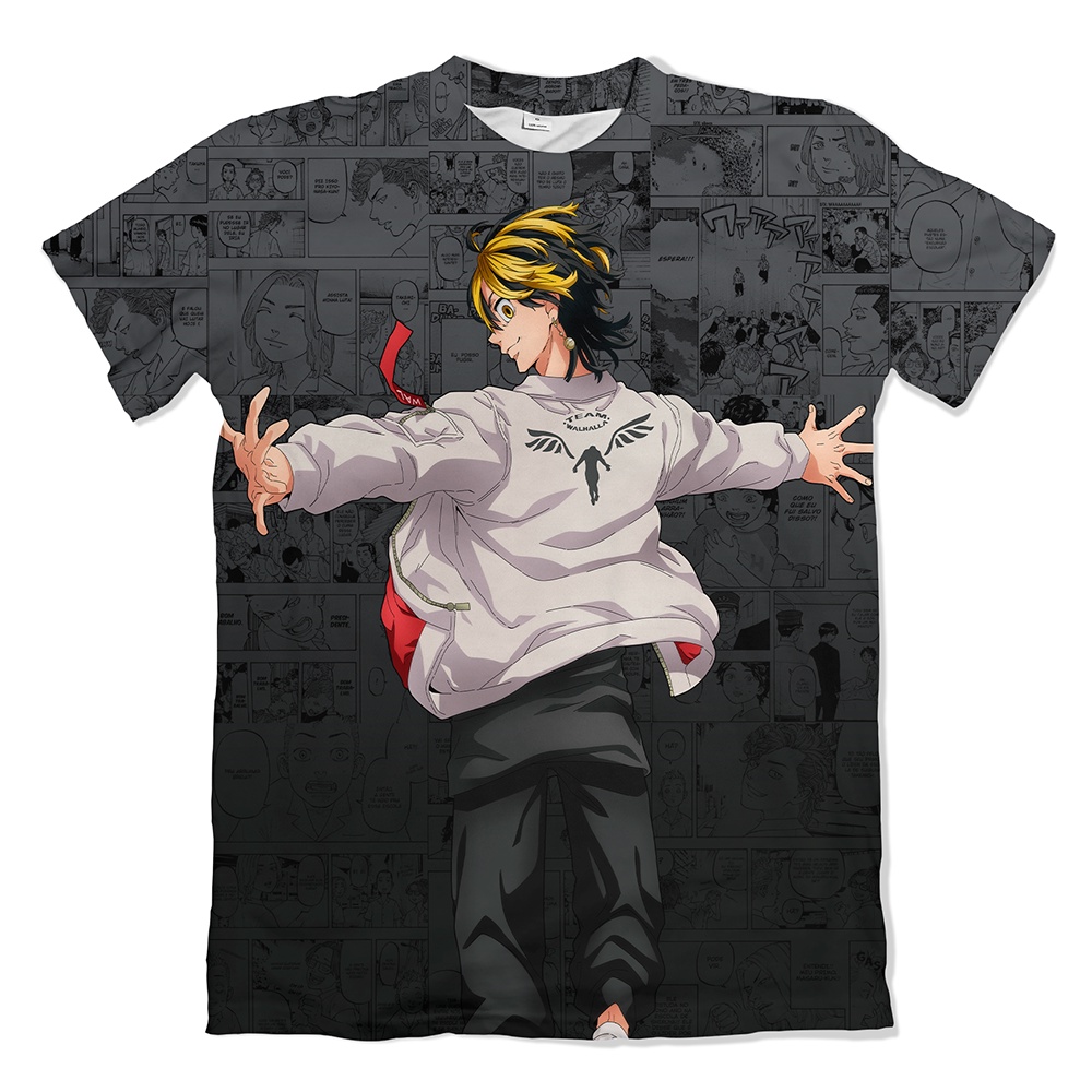 Blusa Moletom Tokyo Revengers Quiz Kazutora Anime Mangá Top