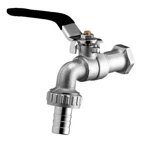 Torneira Esfera Jardim Tanque Metal C/bico 1/2 Área Externa Garagem Alavanca