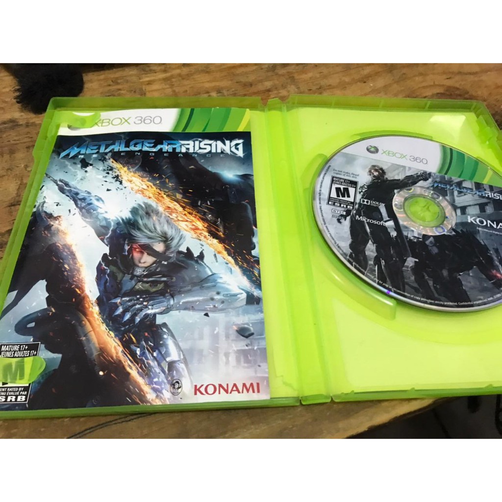 BH GAMES - A Mais Completa Loja de Games de Belo Horizonte - Metal Gear  Rising: Revengeance - Xbox 360 / Xbox One