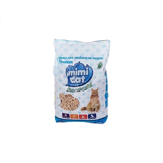 Granulado Higiênico Madeira Aves Gatos Roedores Mimicat 2Kg