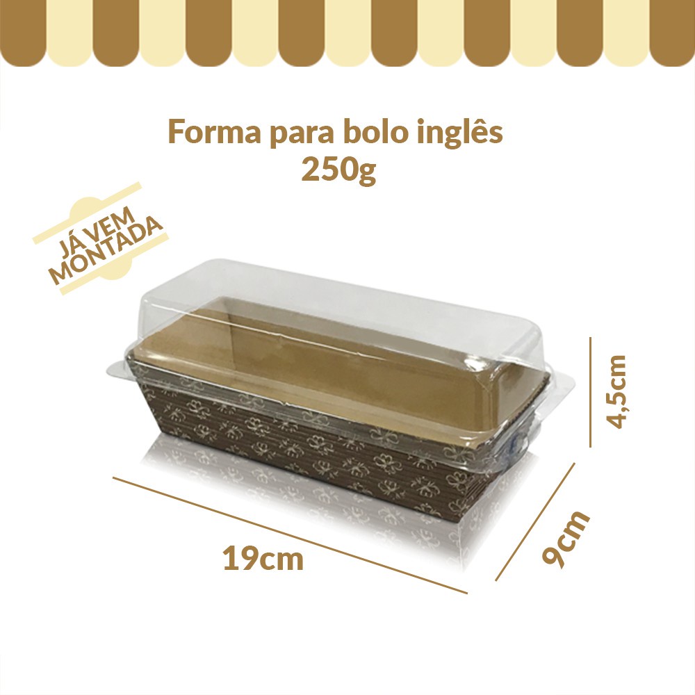 Forma para Bolo Inglês Pequena, Doupan