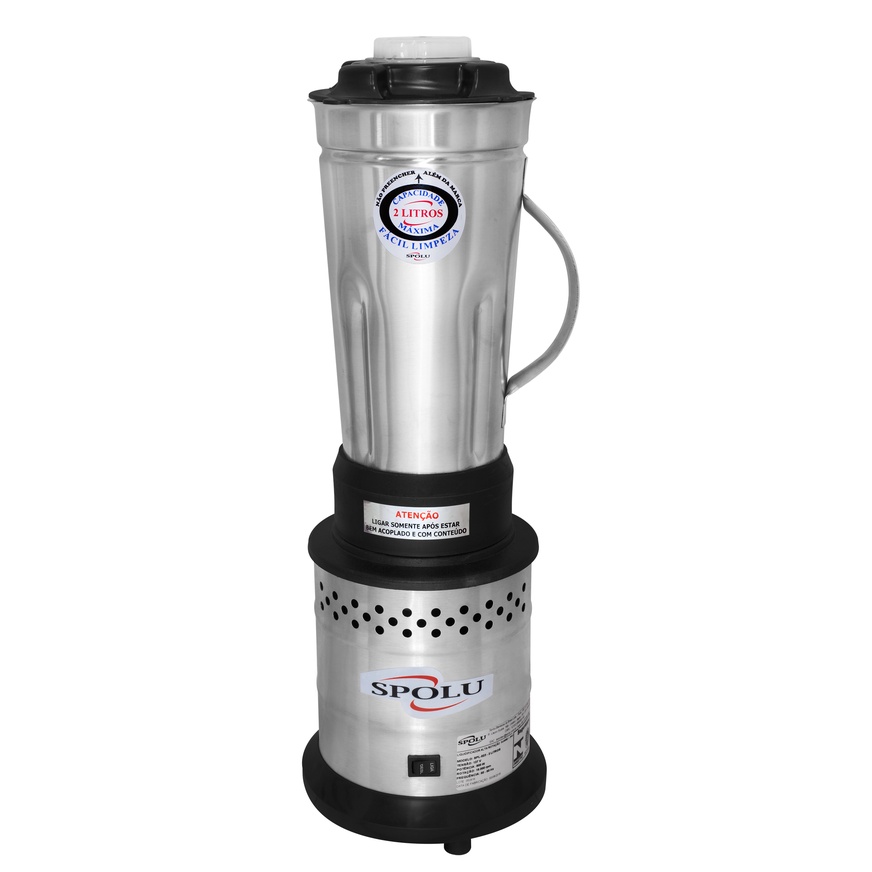 Liquidificador Industrial Alta Rotação 2 Litros 800w Inox Sp
