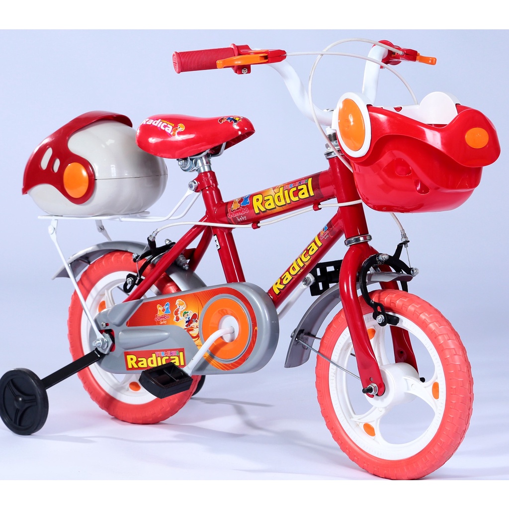 Bicicleta Aro 12 Infantil Vermelha Jumbobaby