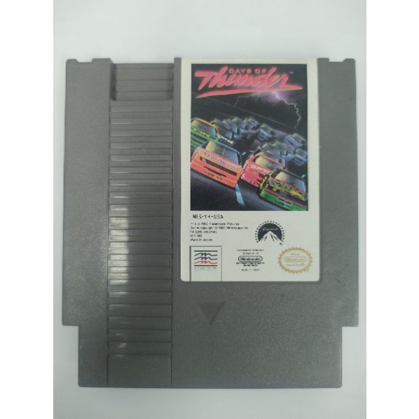Days of thunder nes 8 bits nintendinho shopee brasil