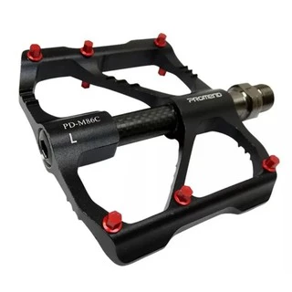 Pedal Promend Carbon M86c Preto 3 Rolamentos