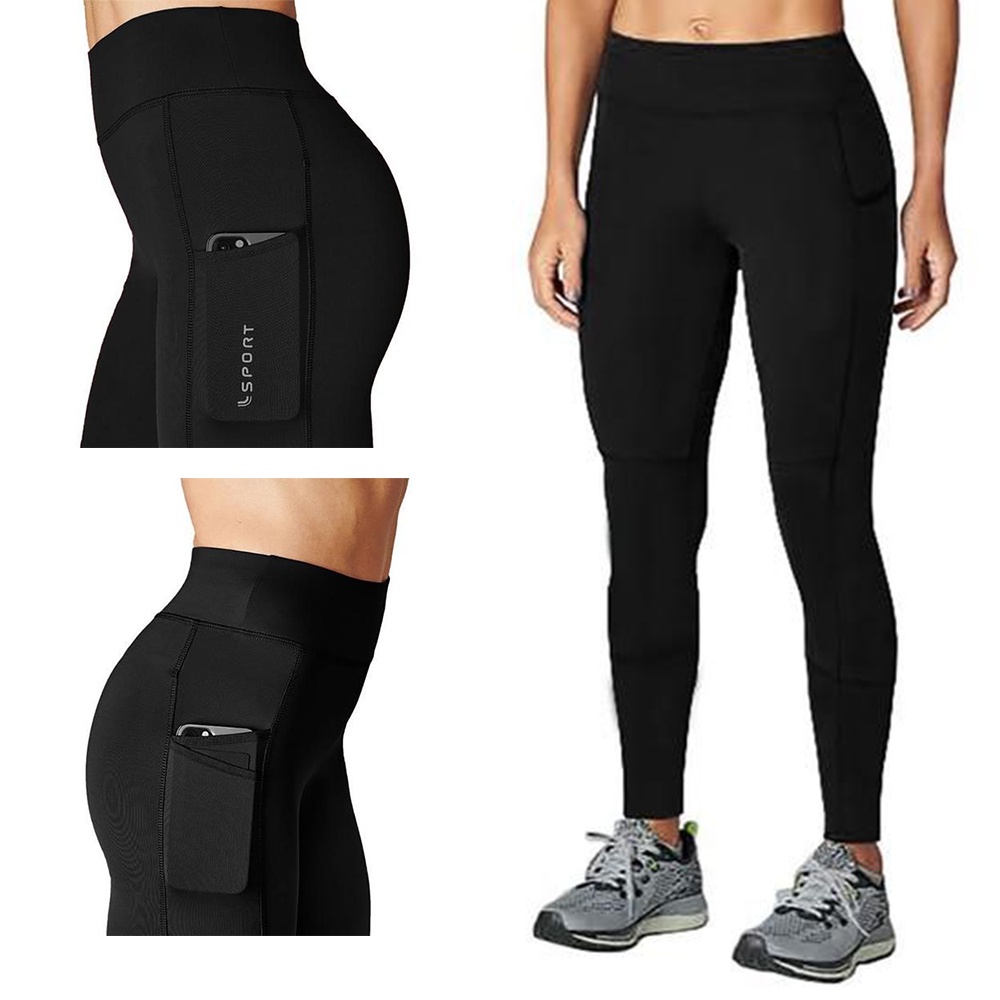 Lupo Calça Legging 76113 AF Run Pocket Feminina Mineral - US Tênis Sports