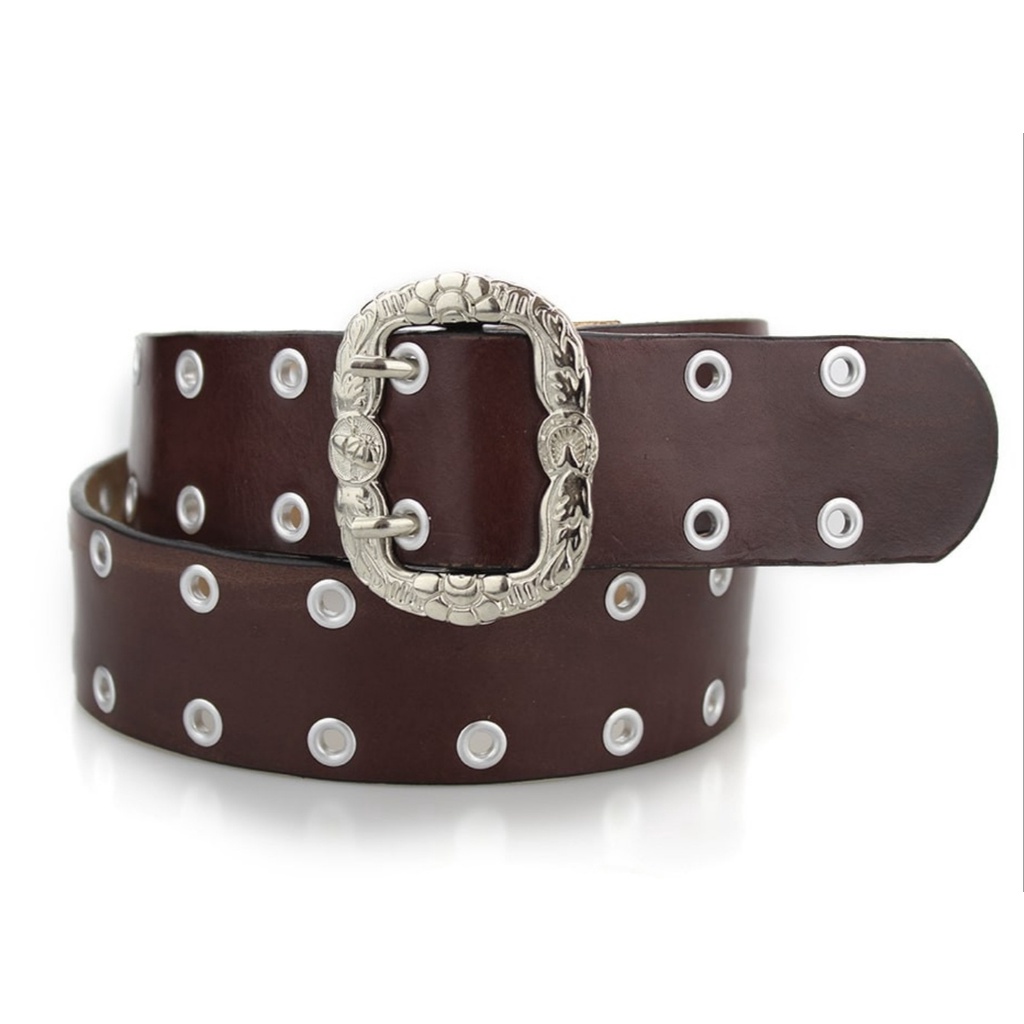 Cinto Marrom Estilo Alparka Guaiaca Muladeiro Pantanal Couro Bovino Natural