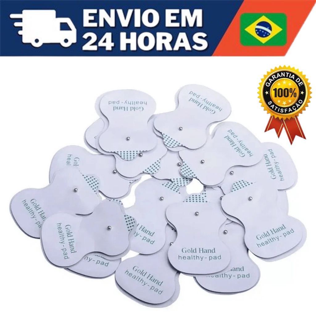 Eletrodo Pads Adesivo Tens Fisioterapia Massagens