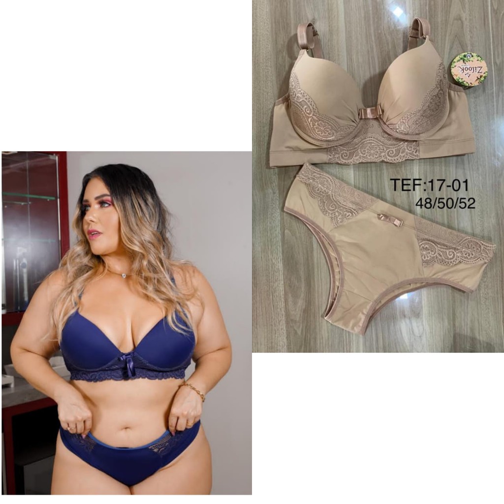 Conjunto Lingerie Sexy Plus Size Neon em Promoção na Shopee Brasil