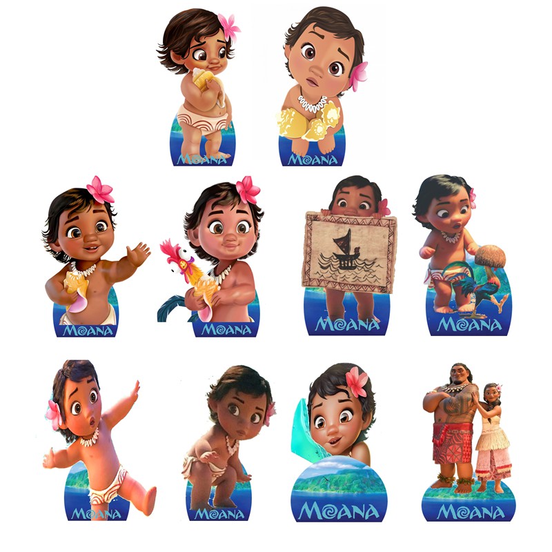 Moana Baby Kit 10 Display Em Mdf 30 Cm