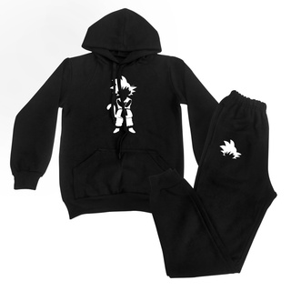 Conjunto de Moletom Goku Dragon Ball Infantil Flanelado com Capuz