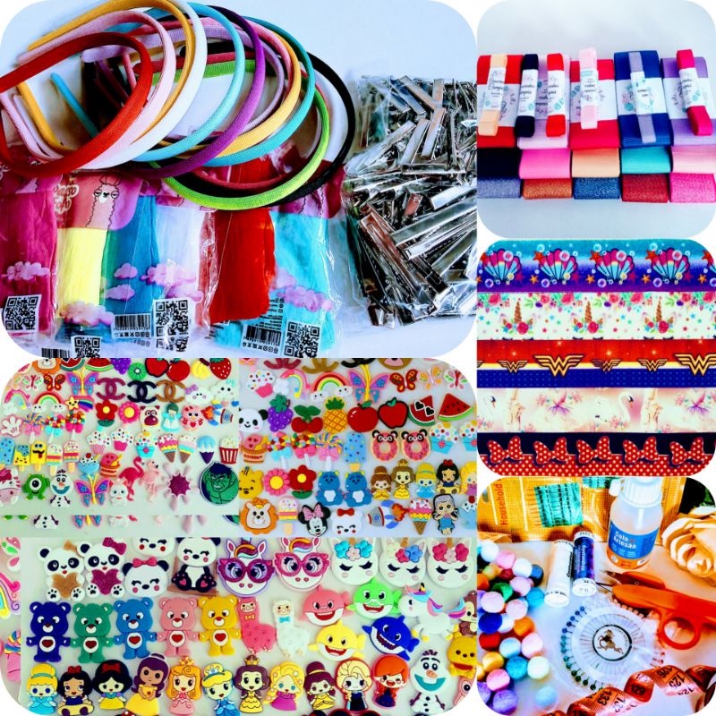 kit iniciante em laços e tiaras (menor preço)
