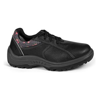 Sapato De Amarrar S/ Bico De Aço Preto N°34 - Bracol