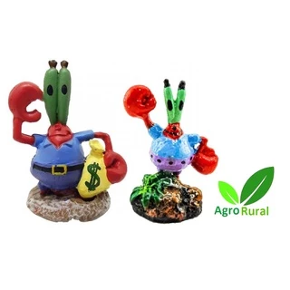 A Turma Do Bob Esponja. Seu Sirigueijo. Enfeite Para Aquarios, Fontes E Maquetes.
