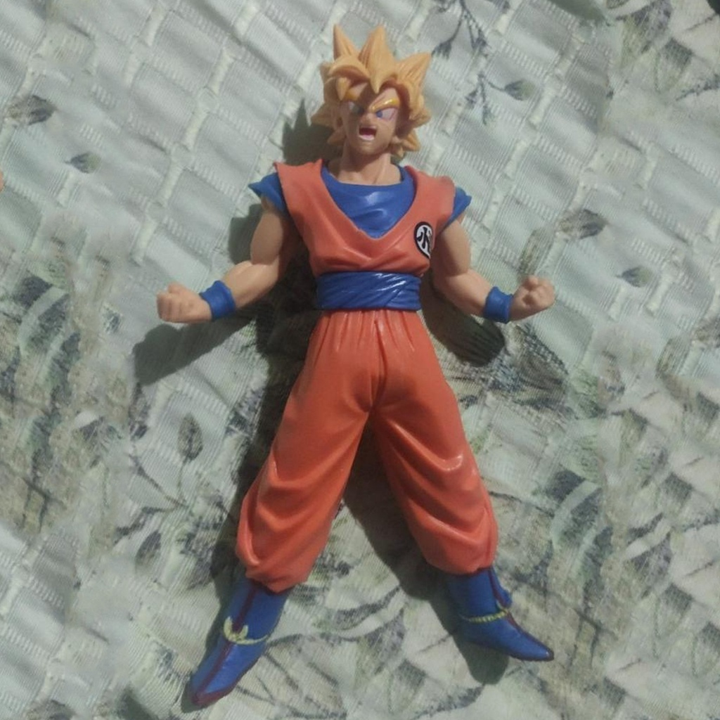 Boneco Action Goku Ssj Sayajin 1 Dragonball Z 20Cm em Promoção na