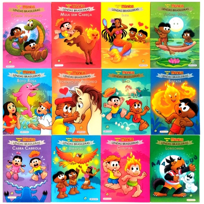 Coleção Livros Turma da Mônica | Lendas Folclore Brasileiro | Shopee Brasil