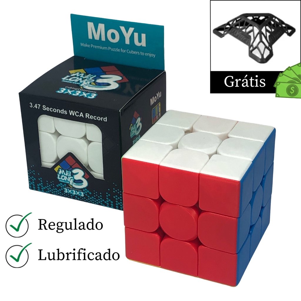 Cubo Mágico Profissional 3x3x3 SpeedFUTURO ONLINE