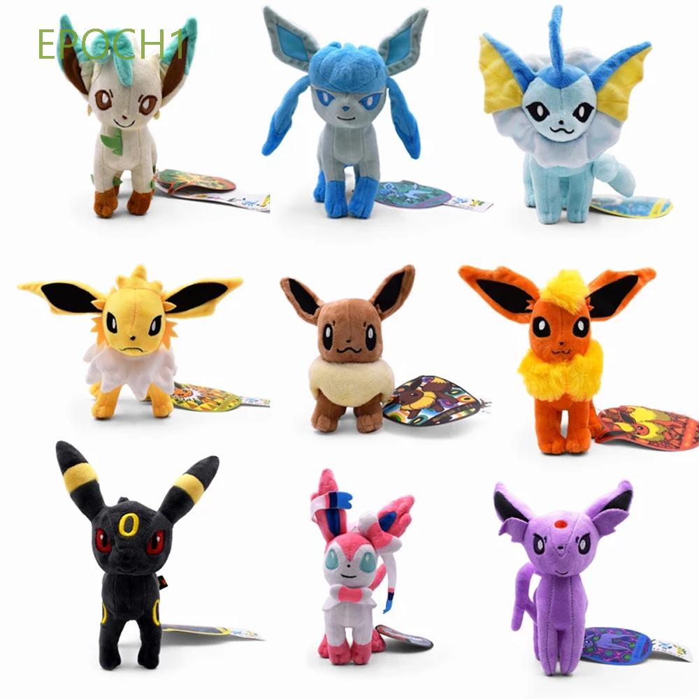 Pokemon Plush Eevee Coleção Brinquedos, Eevee Evolução Umbreon