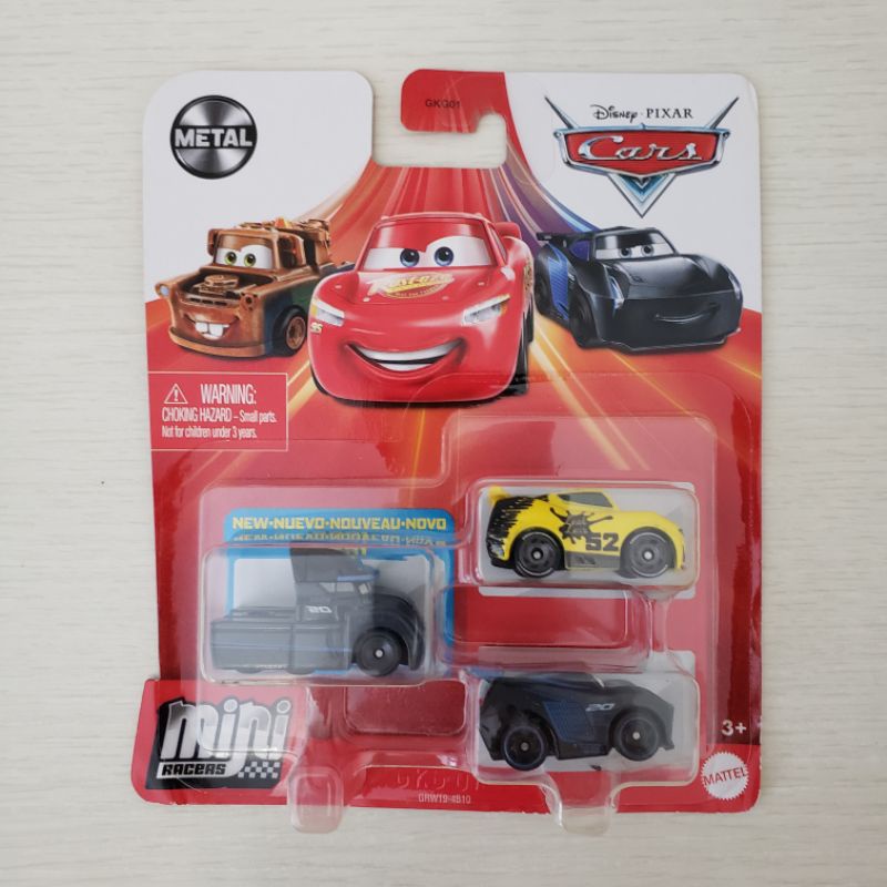 Disney Pixar Cars Mini Racers. Set com 3 unidades: - Gale Beaufort ...