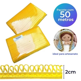 Passamanaria Ponto Curva Sao Jose 20mm Peça 50m