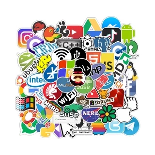 Adesivos stickers Nerd Geek Programação java notebook | 64 adesivos | modelo 20