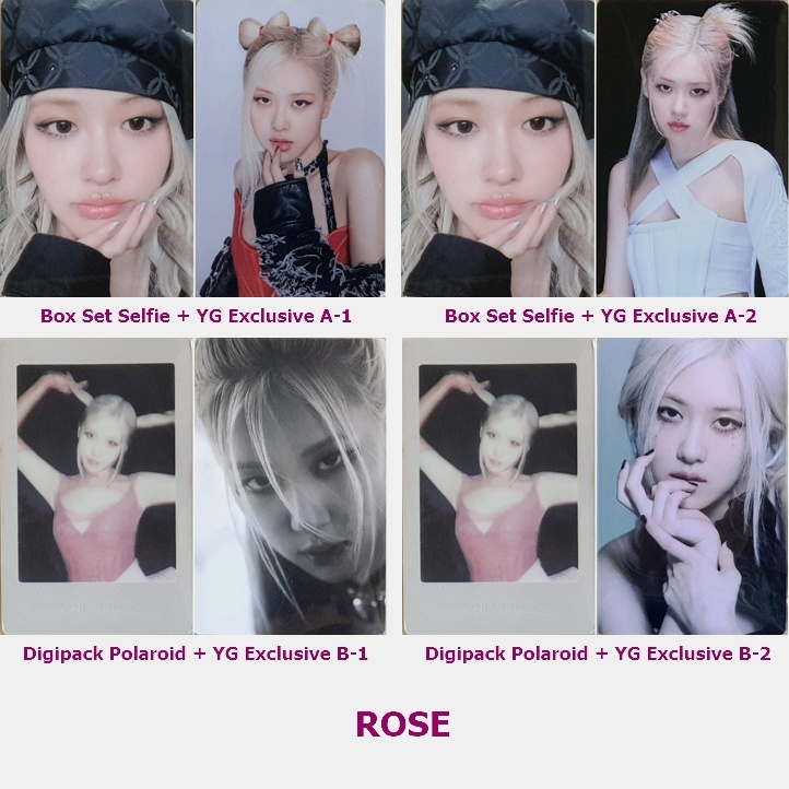 BLACKPINK BORN PINK YG Selecione Cartão Fotográfico | Shopee Brasil