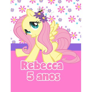 Adesivo 4,8x8,6cm Personalizado My Little Pony 20 unidades