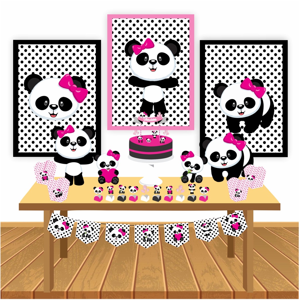 8 ideias de Luluca  festa de panda, festa de aniversario em casa,  aniversario