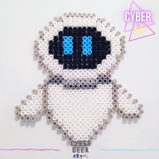 Chaveiro Wall-e e Eva (Pixel Art/Perler beads) | Shopee Brasil