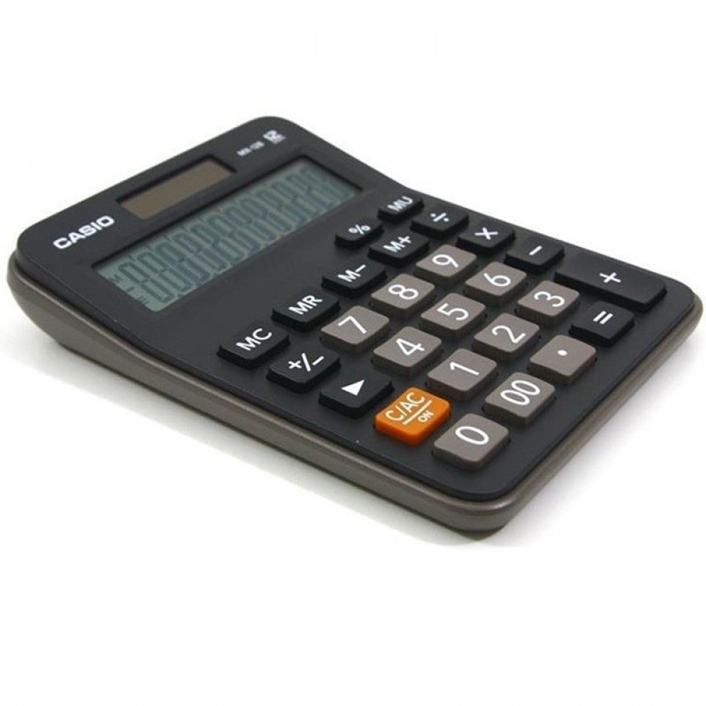 Calculadora De Mesa Casio 12 Digitos MX-12B Preta | Shopee Brasil