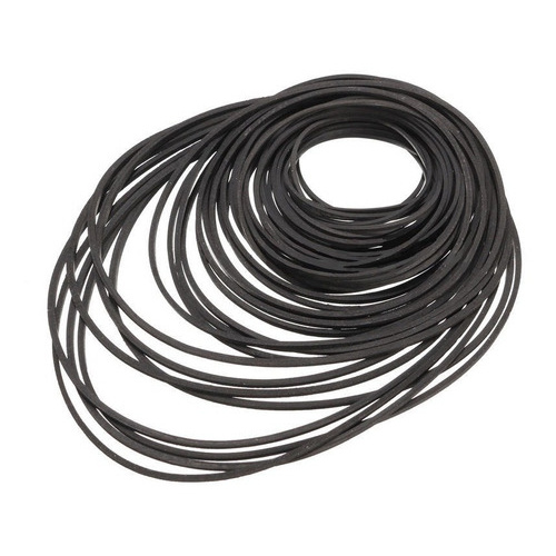 Kit 100 Correias para Toca Fita Tape Deck Walkman de 1mm E 4mm Chata