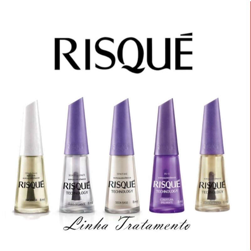 Esmalte base Risqué 8ml | Shopee Brasil