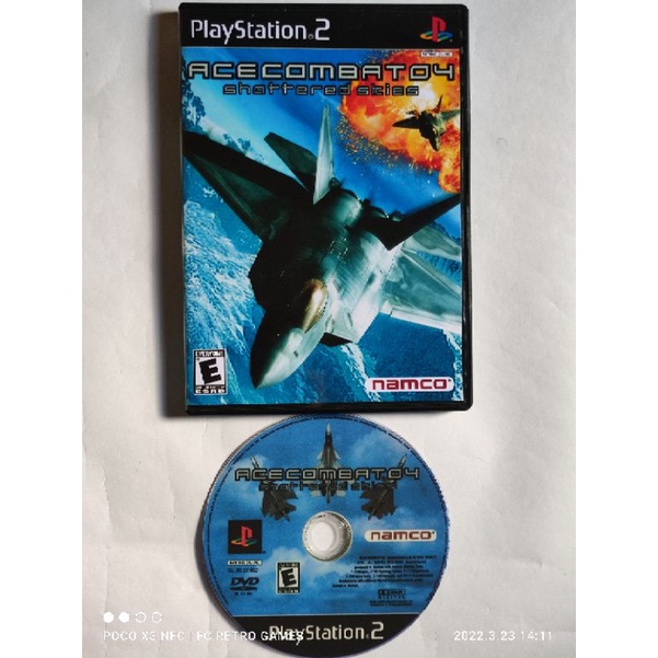 Ace Combat Ps2 Coleção (3 Dvd) Simulador De Avião Pal