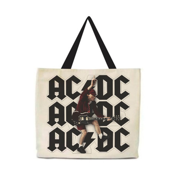 Bolsa Ecobag Acdc Ac Dc Bandas Banda Rock Classico Pesado Hardrock ...