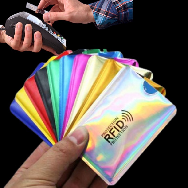 Porta Cartão Anti-furto Capa com Proteção Aproximação Contactless RFID NFC