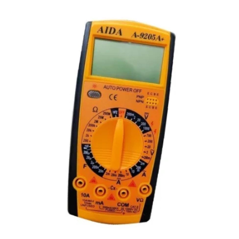 Multímetro Digital Multiteste Capacímetro Aida A-9205a+ | Shopee Brasil