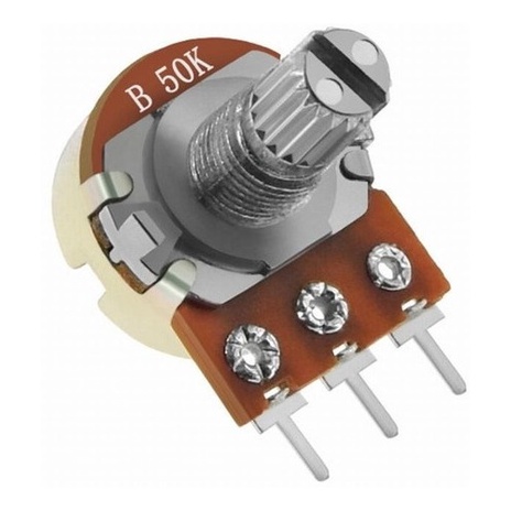 Potenciometro Linear 50k Mini B50k Wh148-1 16mm Arduino Pic | Shopee Brasil