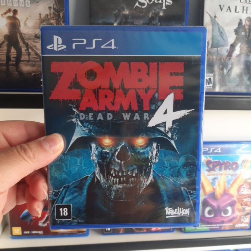 Zombie Army 4 jogo PS4 midia fisica lacrado