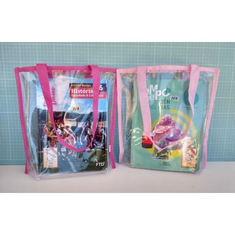 kit 20 bolsa transparente praia/ lembrancinha infantil/ aniversário/ pode escolher a cor